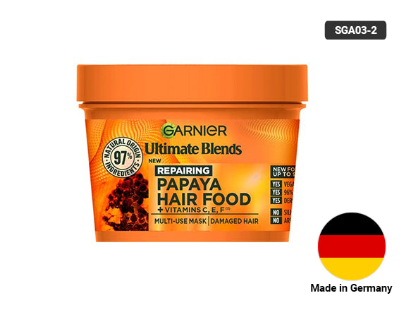 Garnier Ultimate Blends Papaya 3 in 1 Hair Mask 390ml (GERMANY) in Sri Lanka
